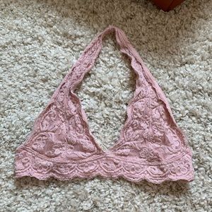 urban outfitters halter bralette PINK
